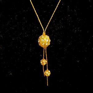 A beautiful crystal necklace